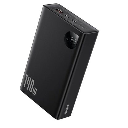 Externer Akku Baseus Adaman, 24000mAh, 140W, QC + PD, 1 x USB-C - 2 x USB-A, Schwarz P10021508113-00