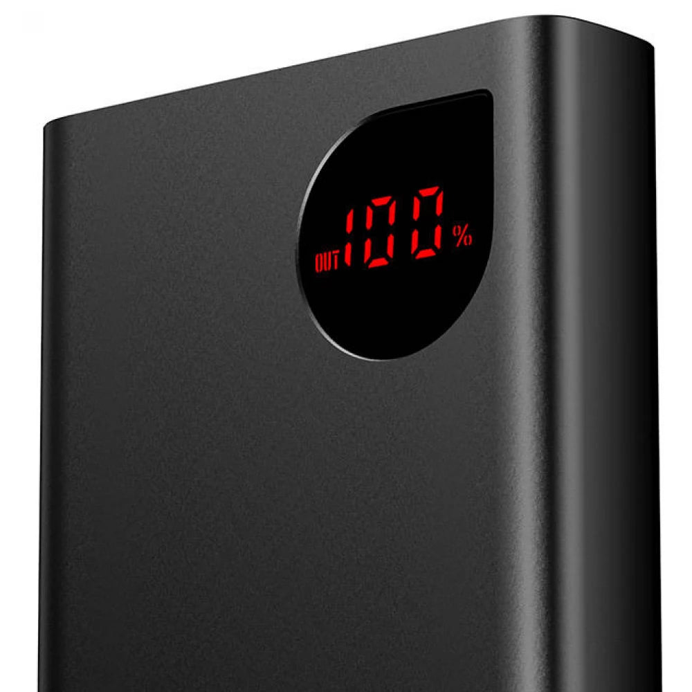 External Battery Baseus Adaman, 20000mAh, 22.5W, QC + PD, 1 x USB-C - 2 x USB-A, Black PPAD070101