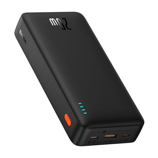 Externer Akku Baseus Airpow, 20000mAh, 20W, QC + PD, 1 x USB-A - 1 x USB-C, Schwarz P10022804113-00