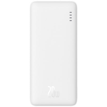 Externer Akku Baseus Airpow, 10000mAh, 20W, QC + PD, 1 x USB-A - 1 x USB-C, Weiß
