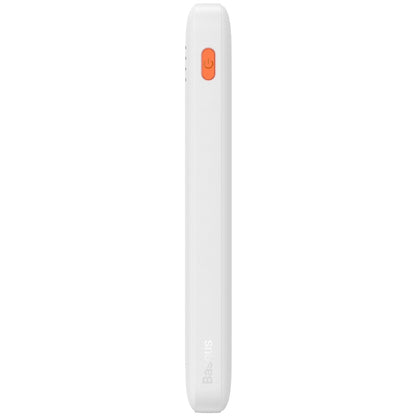 Externer Akku Baseus Airpow, 10000mAh, 20W, QC + PD, 1 x USB-A - 1 x USB-C, Weiß