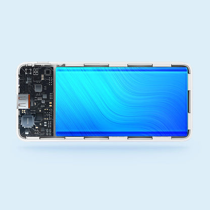 Externer Akku Baseus Airpow, 10000mAh, 20W, QC + PD, 1 x USB-A - 1 x USB-C, Weiß