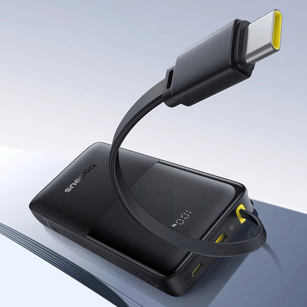 Externer Akku Baseus Bipow 2, 20000mAh, 20W, QC + PD, 1 x USB-A - 2 x USB-C, Schwarz P10077101113-01