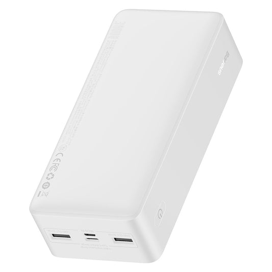 Externer Akku Baseus Bipow, 30000mAh, 15W, 1 x USB-C - 2 x USB-A, Weiß PPBD050202
