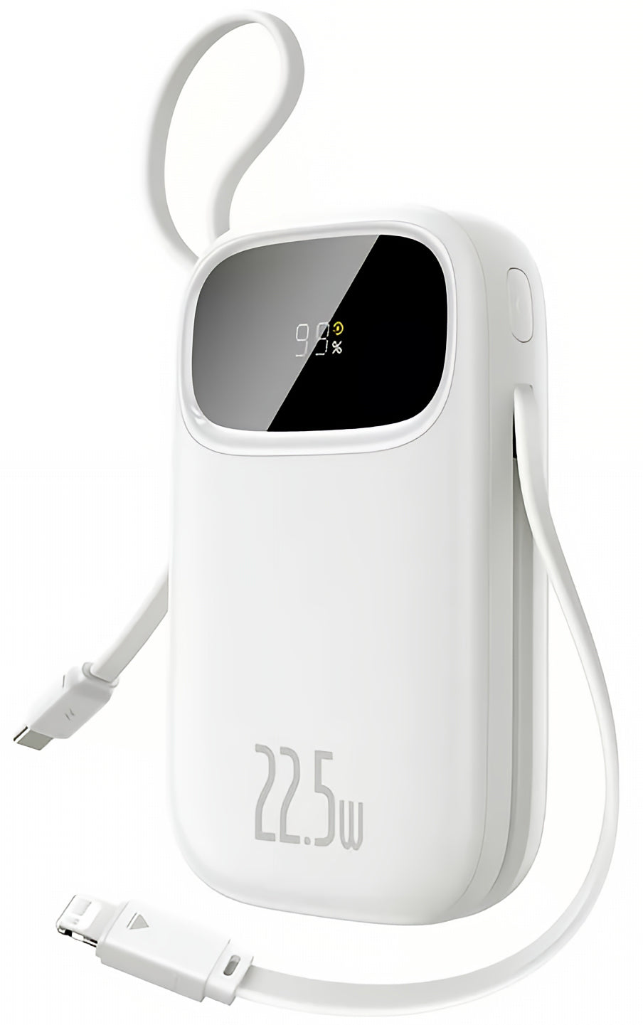 Batterie Externe Baseus EnerFill FC31, 10000mAh, 22,5W, QC + PD, 1 x Lightning - 1 x USB-A - 2 x USB-C, Blanc P10082106213-00