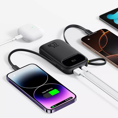 Batterie Externe Baseus EnerFill FC31, 20000mAh, 22.5W, QC + PD, 1 x Lightning - 1 x USB-A - 2 x USB-C, Noire P10082107123-00