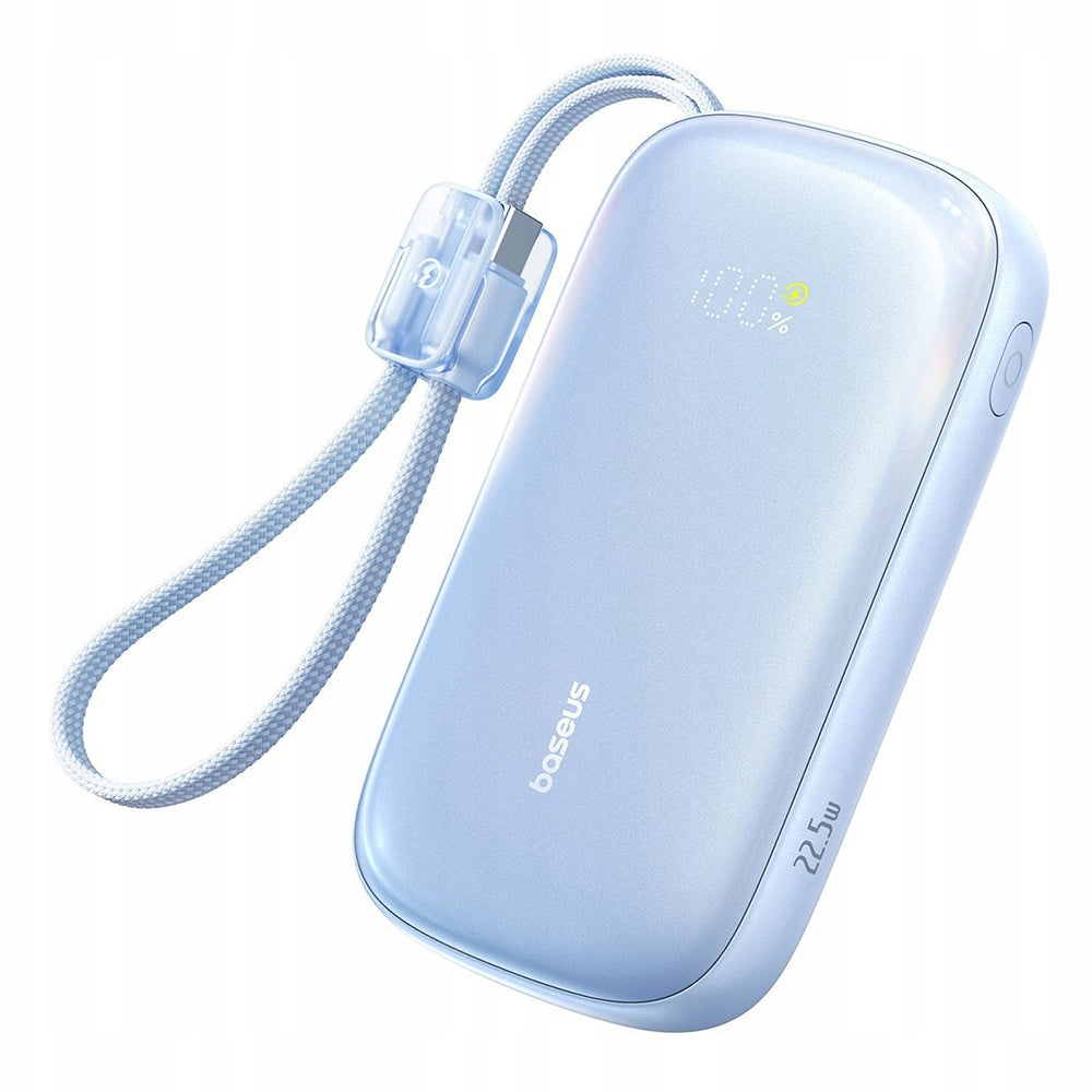Batterie Externe Baseus EnerFill FC21 Qpow 3 Ultra, 20000mAh, 22.5W, QC + PD, 1 x USB-A - 1 x USB-C, Bleue E0027M03