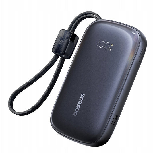 Externer Akku Baseus EnerFill FC21 Qpow 3 Ultra, 20000mAh, 22.5W, QC + PD, 1 x USB-A - 1 x USB-C, Schwarz E0027M00
