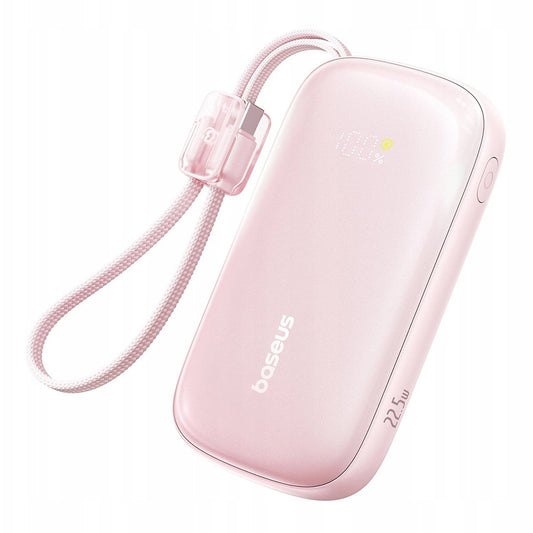 Externer Akku Baseus EnerFill FC21 Qpow 3 Ultra, 20000mAh, 22.5W, QC + PD, 1 x USB-A - 1 x USB-C, Rosa E0027M02