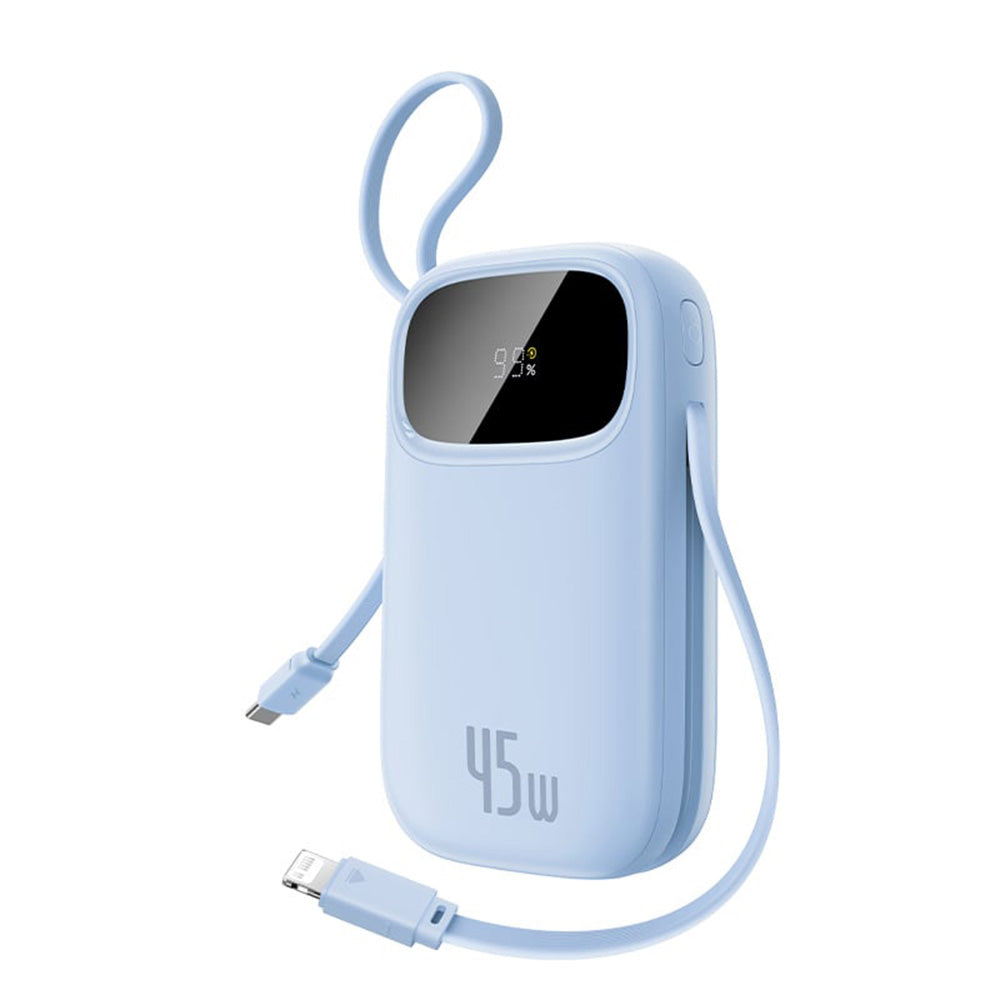 Batterie Externe Baseus EnerFill FC31 Qpow 3, 10000mAh, 45W, QC + PD, 1 x Lightning - 1 x USB-A - 2 x USB-C, Bleue E0028C03