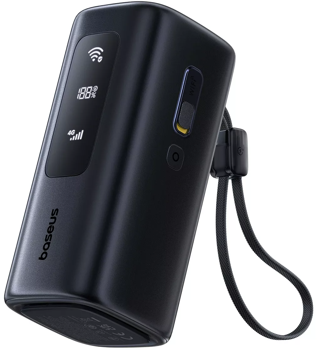 Batterie Externe Baseus EnerGeek GX11, 20000mAh, 67W, QC + PD, 1 x USB-A - 2 x USB-C, Noire E0025701