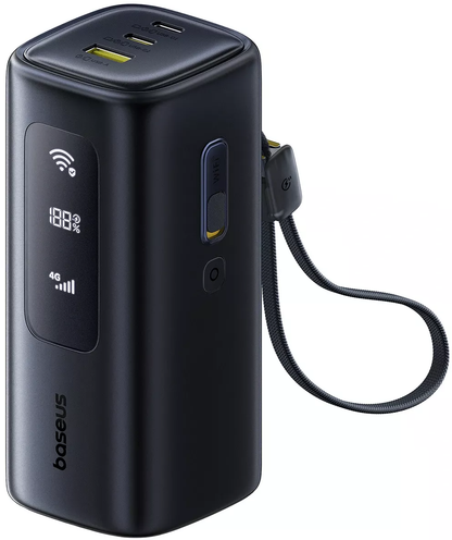Batterie Externe Baseus EnerGeek GX11, 20000mAh, 67W, QC + PD, 1 x USB-A - 2 x USB-C, Noire E0025701