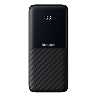 Externer Akku Baseus Lipow, 10000mAh, 22.5W, QC + PD, 1 x Lightning - 1 x USB-A - 2 x USB-C, Schwarz P10079101123-00