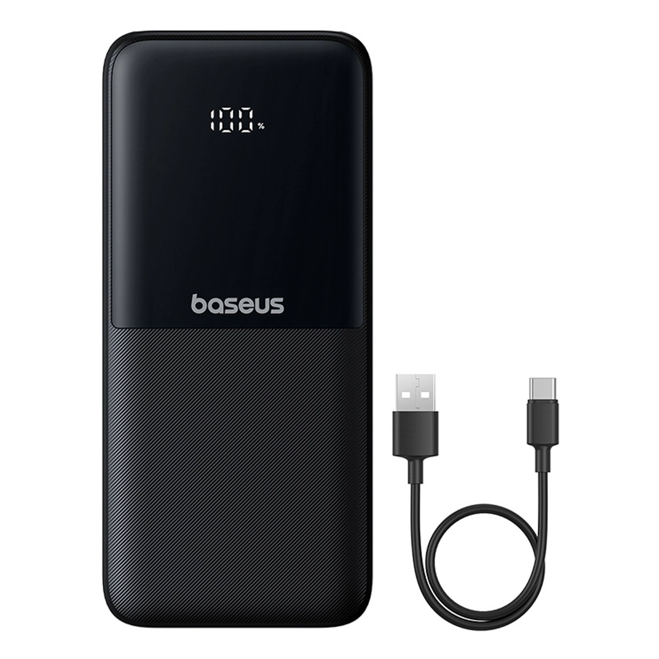 Externer Akku Baseus Lipow, 10000mAh, 22.5W, QC + PD, 1 x Lightning - 1 x USB-A - 2 x USB-C, Schwarz P10079101123-00