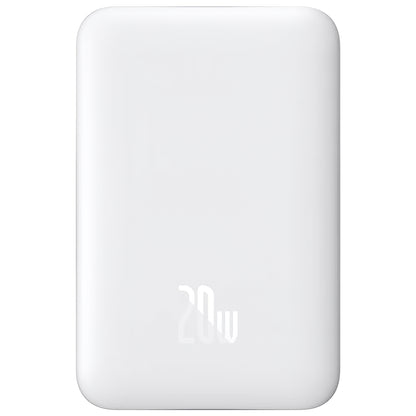 Batterie Externe Baseus Magnetic Mini, 10000mAh, 20W, PD + FQI, 1 x USB-C, Blanche P10059001223-00