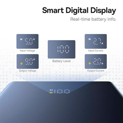 Batterie Externe Baseus PicoGo, 10000mAh, 20W, QC + PD, 1 x USB-A - 2 x USB-C, Noire P10076801123-00
