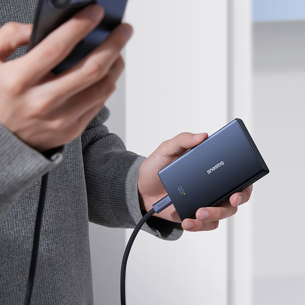 Batterie Externe Baseus PicoGo, 10000mAh, 20W, QC + PD, 1 x USB-A - 2 x USB-C, Noire P10076801123-00