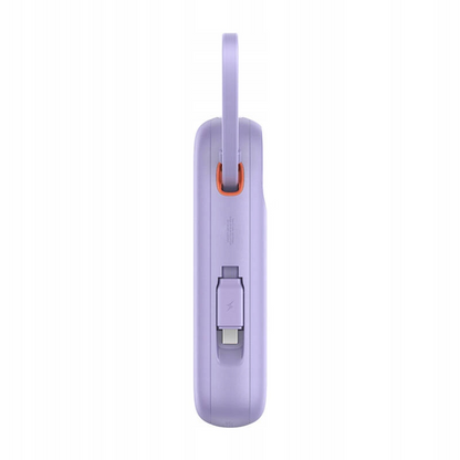 Externer Akku Baseus Qpow2, 10000mAh, 30W, QC + PD, 1 x USB-A - 3 x USB-C, Lila P10055008513-00