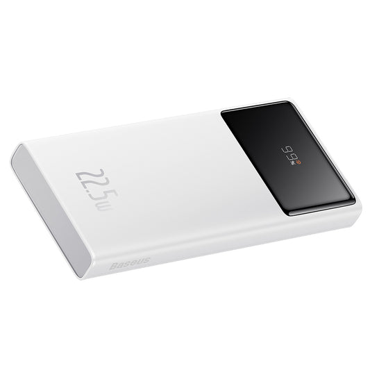 Externer Akku Baseus Star Lord, 10000mAh, 22.5W, QC + PD, 1 x USB-C - 2 x USB-A, Weiß PPXJ100002