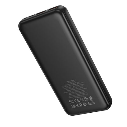 Batterie Externe Borofone BJ78 Clever, 10000mAh, 10W, 2 x USB-A, Noire