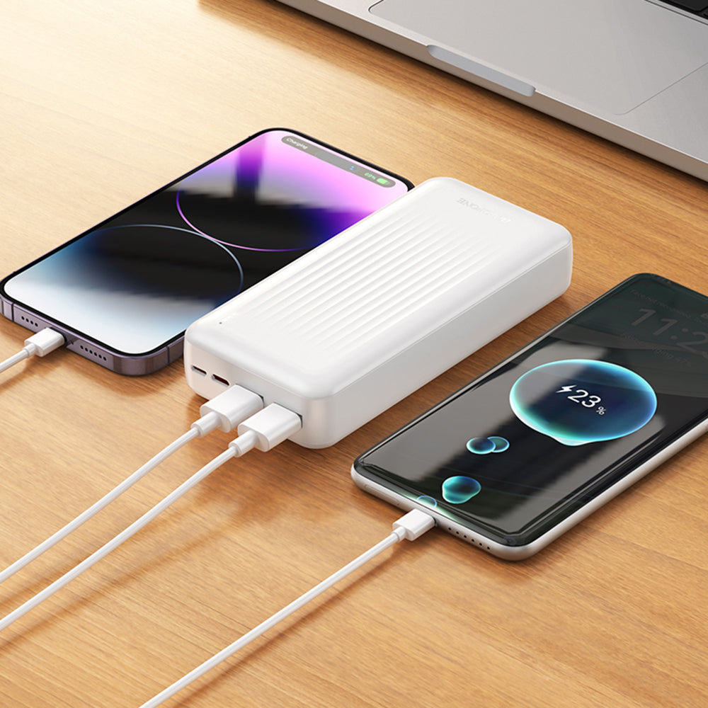 Externer Akku Borofone BJ78A Clever, 20000mAh, 10W, 2 x USB-A, Schwarz