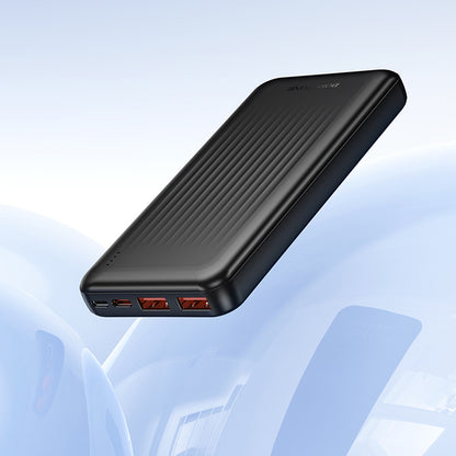 Externer Akku Borofone BJ80A Clever, 10000mAh, 22.5W, QC + PD, 1 x USB-C - 2 x USB-A, Schwarz