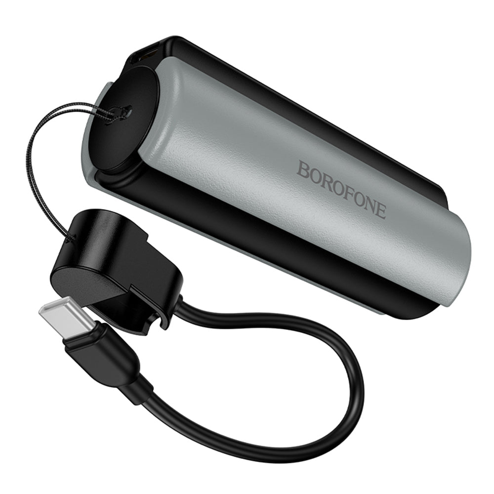 Externe Batterie Borofone BJ87 Star, 5000mAh, 10W, 1 x USB-C, Grau