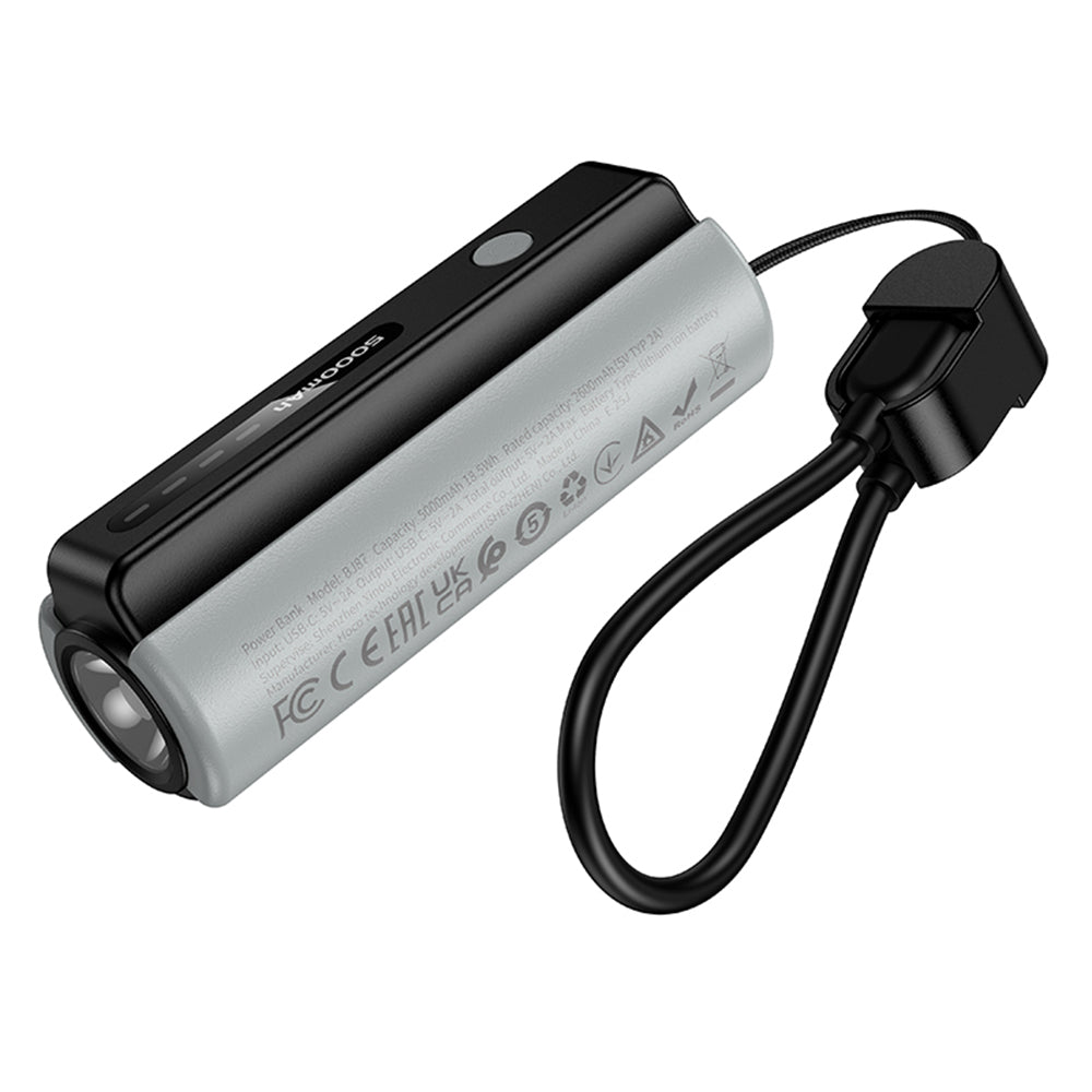 Externe Batterie Borofone BJ87 Star, 5000mAh, 10W, 1 x USB-C, Grau