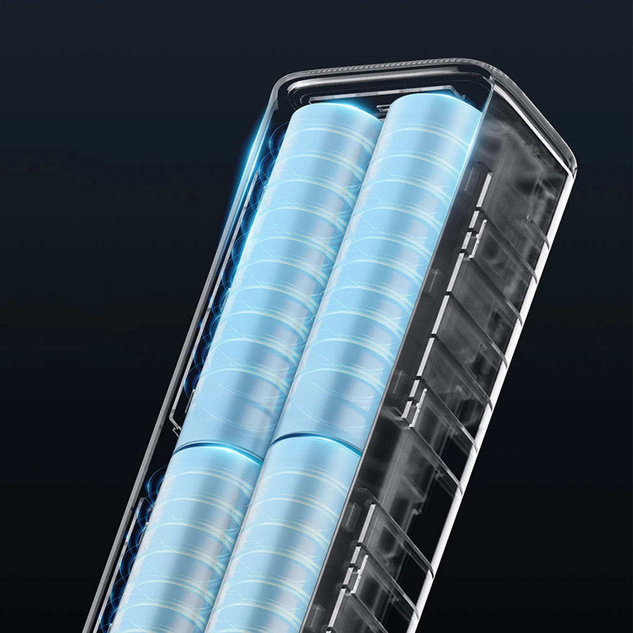 Batterie Externe Cuktech, 10000mAh, 150W, QC + PD, 1 x USB-A - 1 x USB-C, Noire CKPB100PGLBL