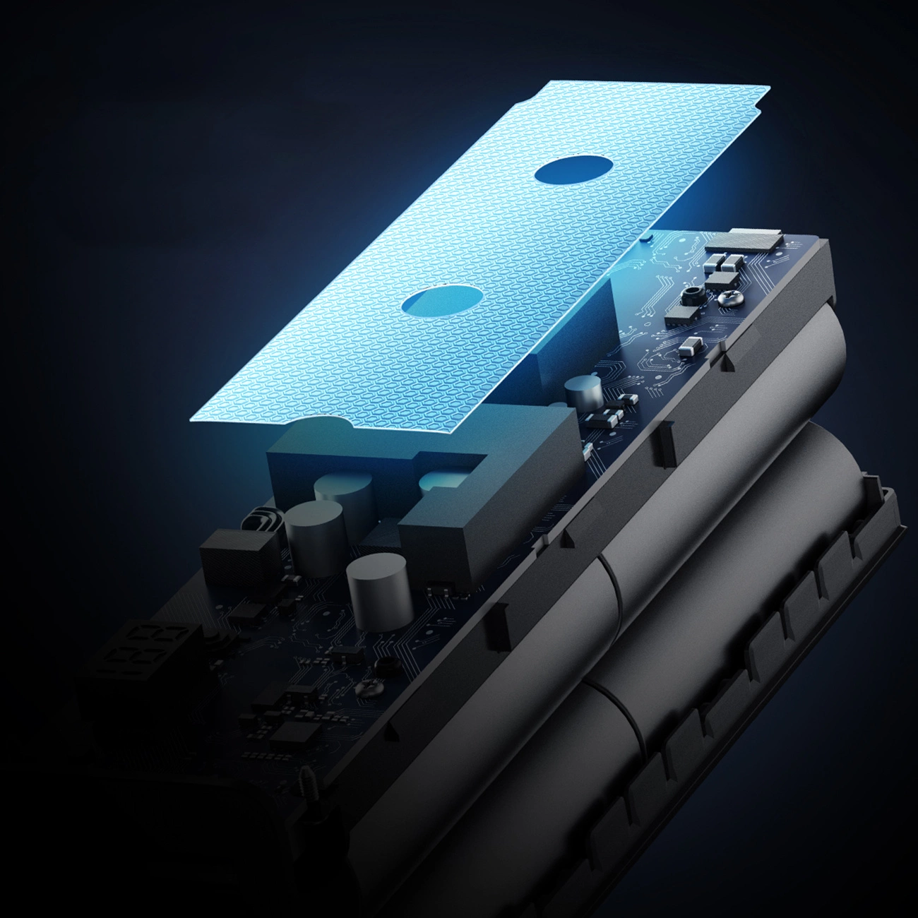 Batterie Externe Cuktech, 20000mAh, 100W, QC + PD, 1 x USB-A - 2 x USB-C, Gris CUKP200XGLGR