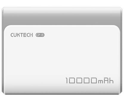 Externe Batterie Cuktech CP13, 10000mAh, 30W, QC + PD, 1 x USB-A - 1 x USB-C, Grau