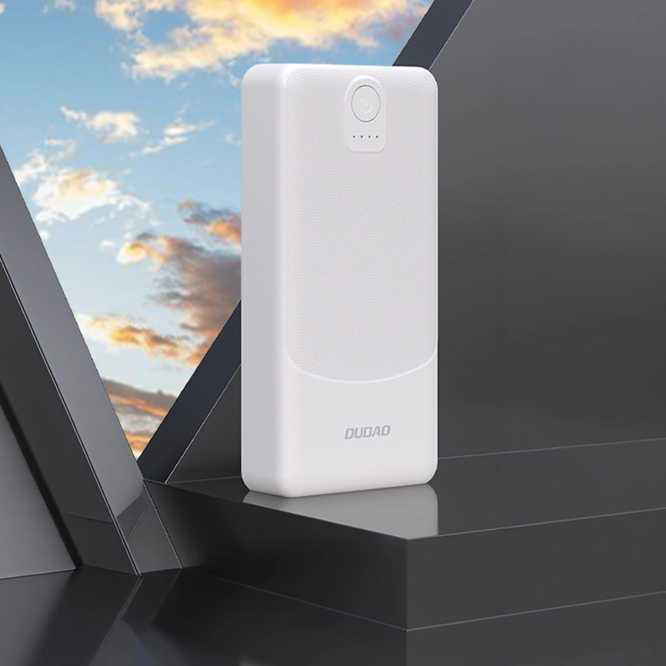 Batterie Externe Dudao K10Pro, 20000mAh, 12W, 2 x USB-A, Blanche