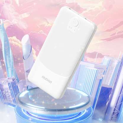 Batterie Externe Dudao K10Pro, 20000mAh, 12W, 2 x USB-A, Blanche