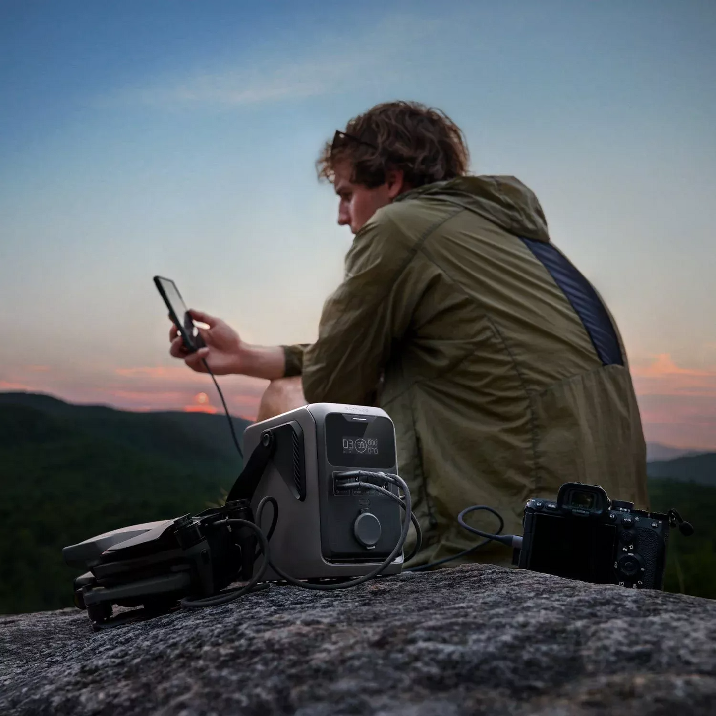 Batterie Externe EcoFlow Trail 200, 60000mAh, 220W, PD, 2 x USB-A - 2 x USB-C, Noire EF-TRAIL200-N