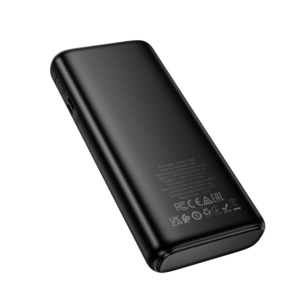 Externe Batterie HOCO J158A, 10000mAh, 10W, 2 x USB-A, Schwarz