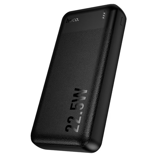 HOCO J159A Essence Power Bank, 20000mAh, 22.5W, QC + PD, 1 x USB-C - 2 x USB-A, Black