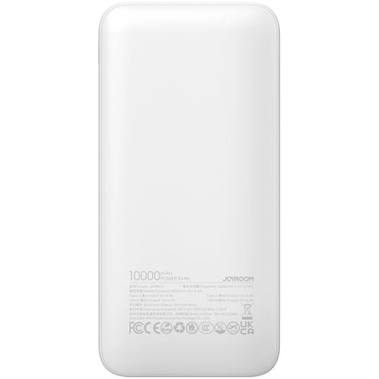 Externer Akku Joyroom JR-PBF12, 10000mAh, 12W, 1 x USB-C - 2 x USB-A, Weiß