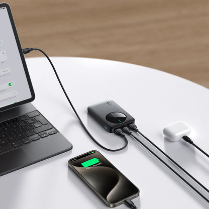 Externer Akku Joyroom JR-PBF13, 5000mAh, 12W, 1 x USB-C - 2 x USB-A, Schwarz