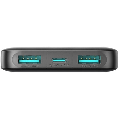 Externer Akku Joyroom JR-PBF13, 5000mAh, 12W, 1 x USB-C - 2 x USB-A, Schwarz