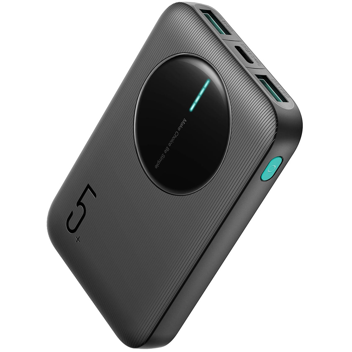 Externer Akku Joyroom JR-PBF13, 5000mAh, 12W, 1 x USB-C - 2 x USB-A, Schwarz