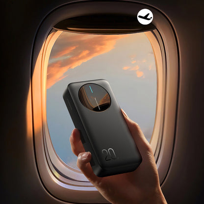 Externer Akku Joyroom JR-PBF14, 20000mAh, 12W, 1 x USB-C - 2 x USB-A, Schwarz
