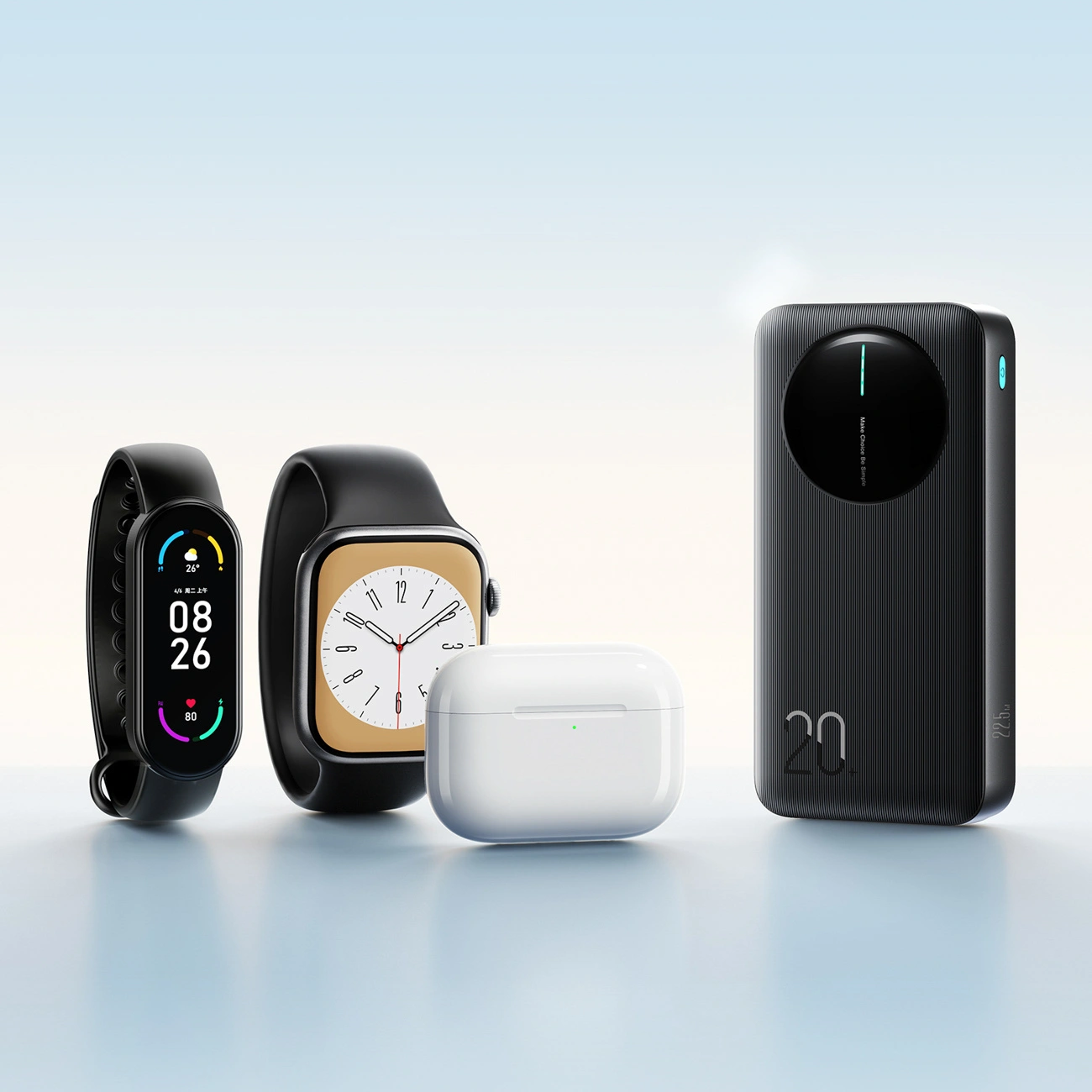 Batterie Externe Joyroom JR-PBF14 Pro, 20000mAh, 22.5W, QC + PD, 1 x USB-C - 2 x USB-A, Noire