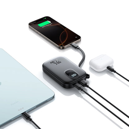 Batterie Externe Joyroom JR-PBF17, 10000mAh, 22.5W, QC + PD, 1 x USB-A - 2 x USB-C, Noire