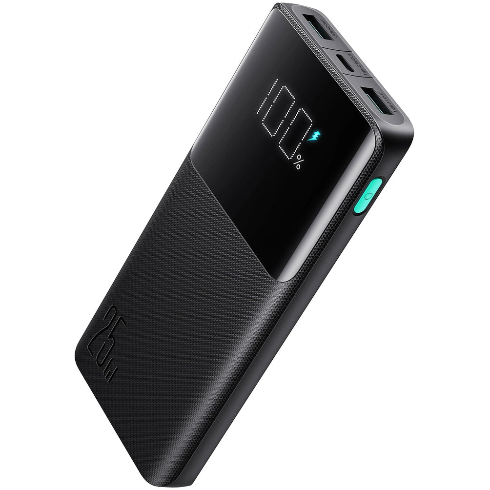 Batterie Externe Joyroom JR-PBF20, 10000mAh, 25W, QC + PD, 1 x USB-C - 2 x USB-A, Noire