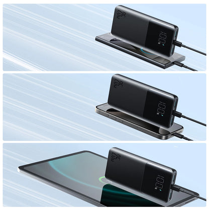 Batterie Externe Joyroom JR-PBF20, 10000mAh, 25W, QC + PD, 1 x USB-C - 2 x USB-A, Noire