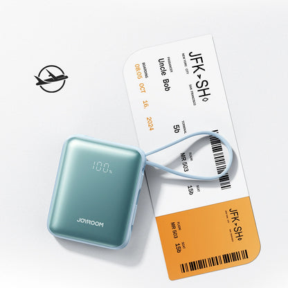 Externer Akku Joyroom JR-PBF27, 10000mAh, 22.5W, PD, 1 x Lightning - 2 x USB-C, Blau