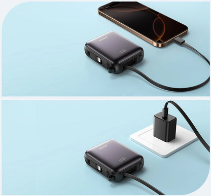 Batterie Externe Joyroom JR-PBF27, 10000mAh, 22.5W, PD, 1 x Lightning - 2 x USB-C, Noire