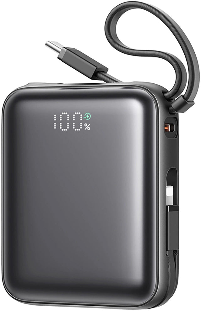 Batterie Externe Joyroom JR-PBF27, 10000mAh, 22.5W, PD, 1 x Lightning - 2 x USB-C, Noire