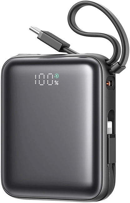Batterie Externe Joyroom JR-PBF27, 10000mAh, 22.5W, PD, 1 x Lightning - 2 x USB-C, Noire