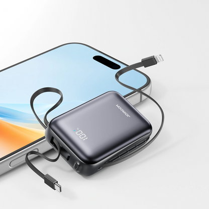 Externer Akku Joyroom JR-PBF29, 20000mAh, 22.5W, QC + PD, 1 x Lightning - 2 x USB-C, Schwarz